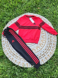 Kırmızı Adidas ikili takım