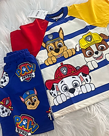 İkili Karakterli Şort T-shirt Takım